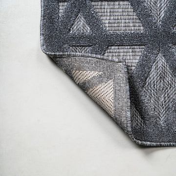 Talaia Neutral Geometric Indoor/outdoor Area Rug